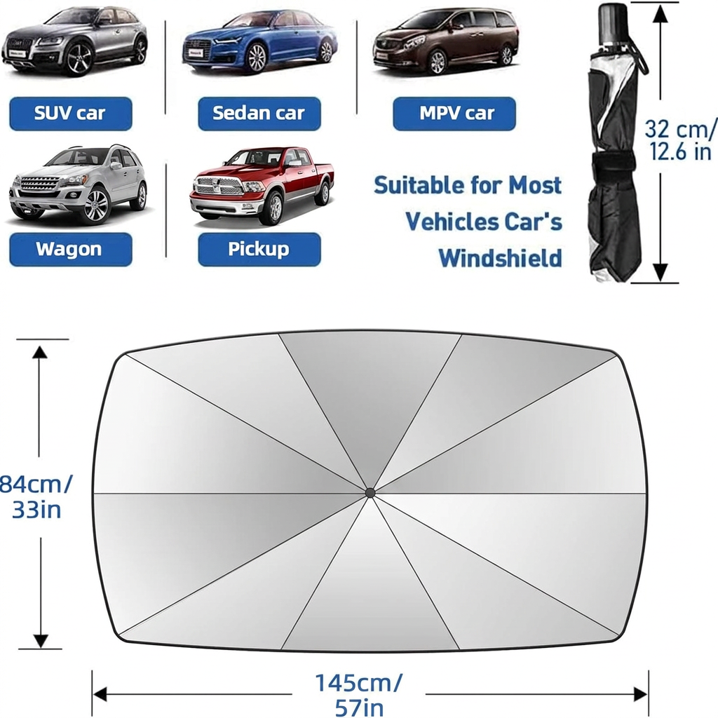 Premium Portable Sun Shade Umbrella